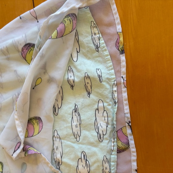 Dr. Suess 3T toddler Hot balloon white pink sleeve summer formal party dress - Picture 3 of 7